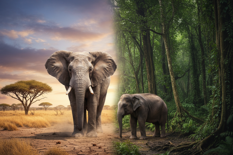 Asian vs. African Elephants: The Real Reason Their Ear Sizes Differ