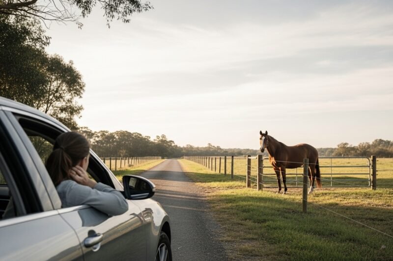 Woman Pulls Up Home, Horse Immediately Tells Her “Something Is Off”